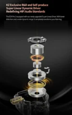 KZ EDX Pro 2 In-Ear Earphone (Type-C) - Image 4